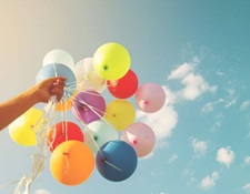 bouquet ballons latex