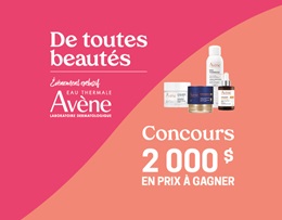 Concours Avène